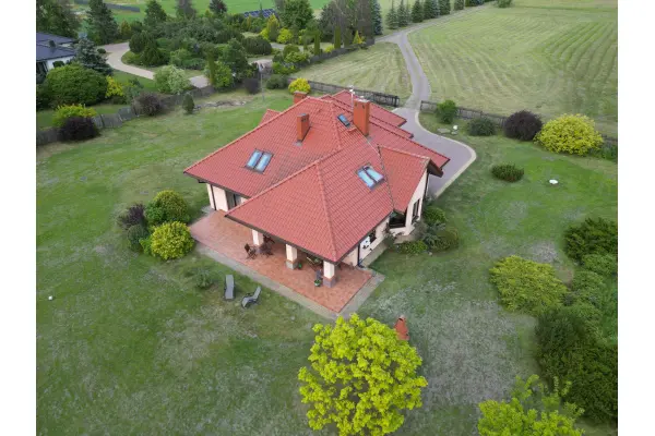 mazowieckie, ostrowski, Brok, Kaczkowo Stare, Piękny dom 234 m2, z dużą 3 ha działką, gmina Brok.